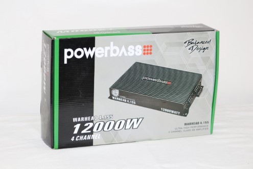 Powerbass Warhead 4.155 - 12000W 4 channel