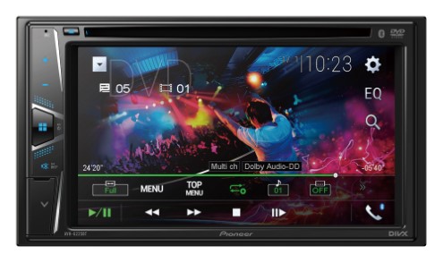 Pioneer AVH-G225BT Double DIN DVD player
